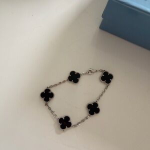 Van Cleef Black Clover Bracelet